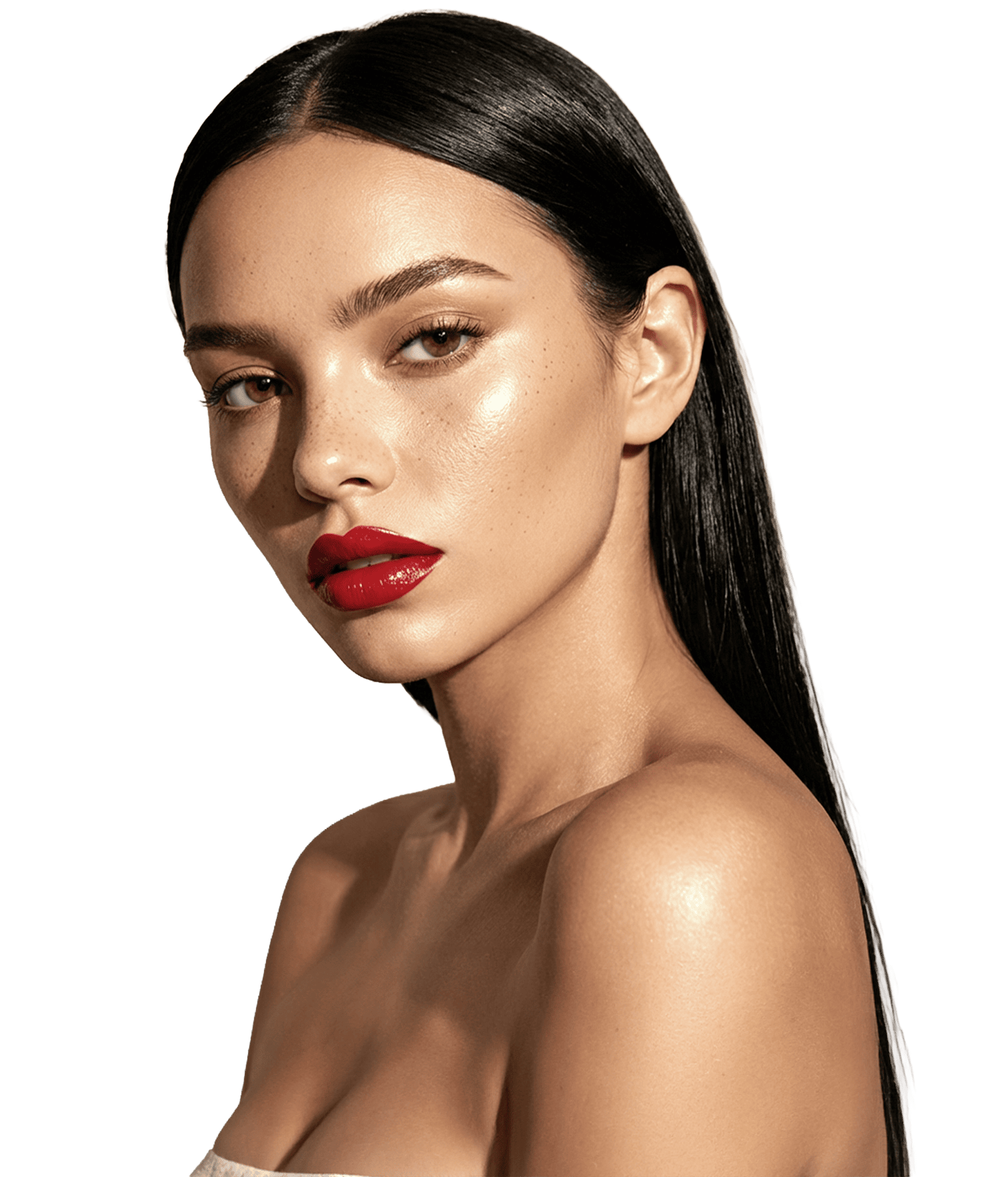 aplicação de batom Dermacol