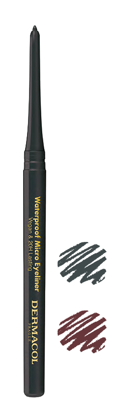 Waterproof Micro Eyeliner automático preto